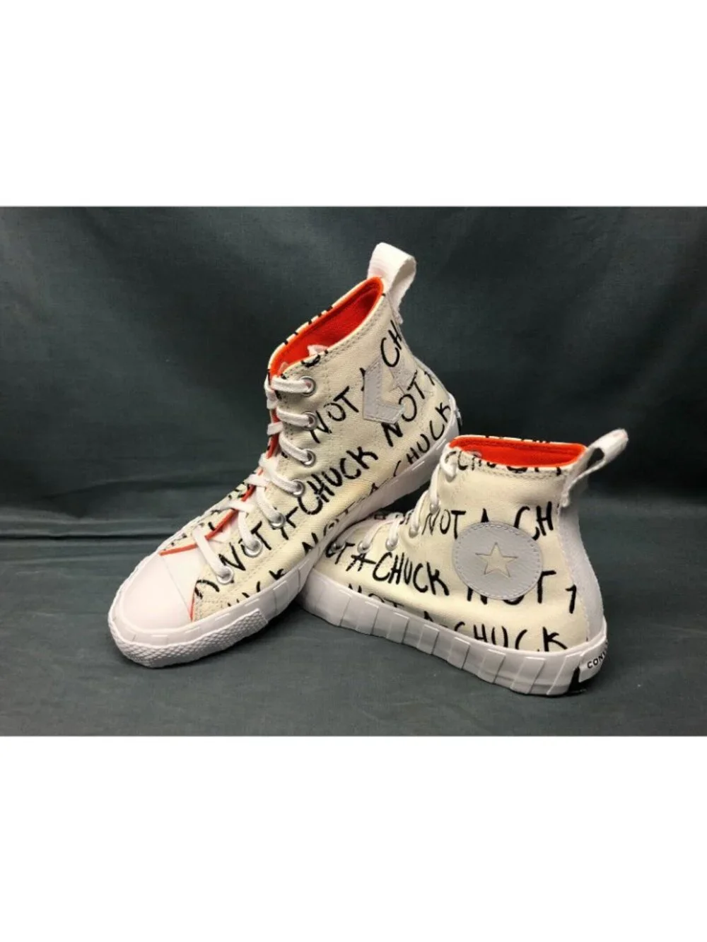 Converse Botoddler Not A Chuck 70 Hi Sneakers UNT1TL3D White Size 7 New No Box!!
